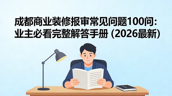 成都商業裝修報審常見問題100問：業主必看完整解答手冊（202